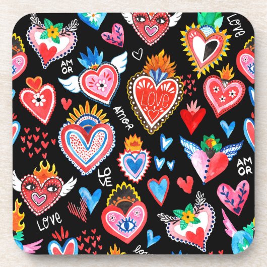 Corazones mexicanos コースター (正面)