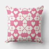 Corazones rosas クッション (正面)