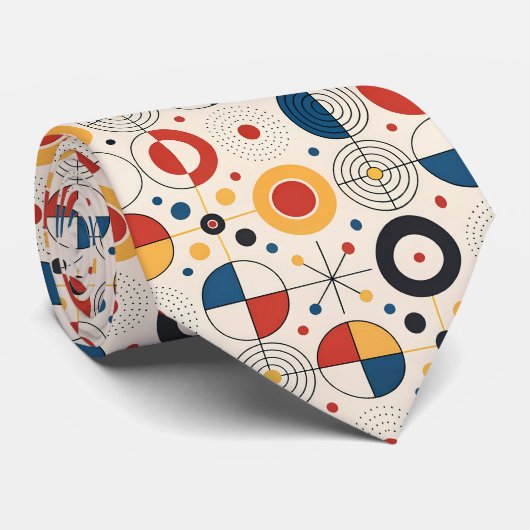 Corbata con diseño geométrico ネクタイ (ロール)