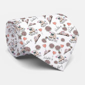 Corbata de Boda con pájaros de novios ネクタイ (ロール)