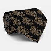 Corbata de dragón estilo asiático ネクタイ (ロール)