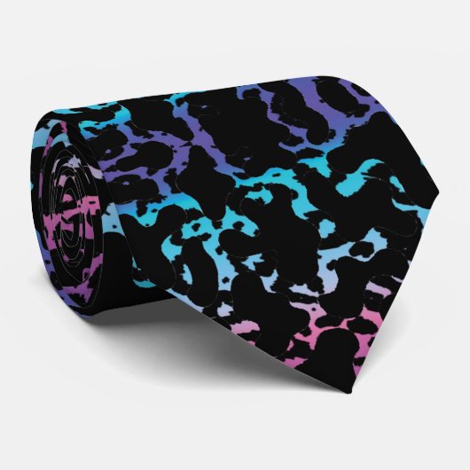 Corbata de leopardo degradado lindo ネクタイ (ロール)