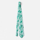 Corbata dibujo de color pastel verde elegante ネクタイ (裏面)