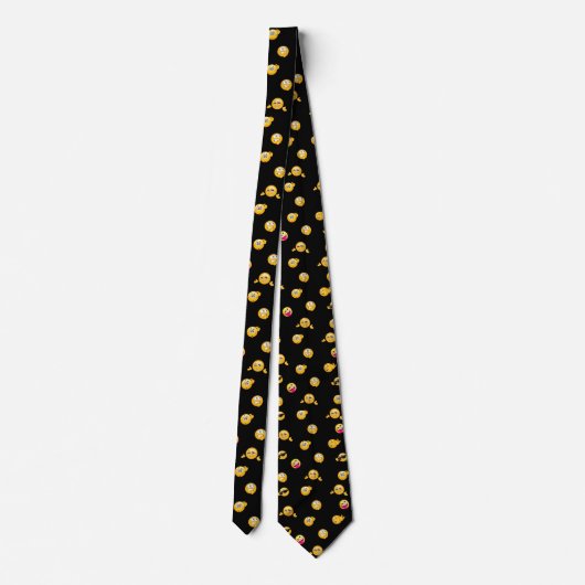 Corbata Emojis diver/Negro ネクタイ (裏面)