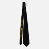Corbata PEAFDOVE® GOLDEN EGG TIE — “I AM A MAN” No ネクタイ (裏面)