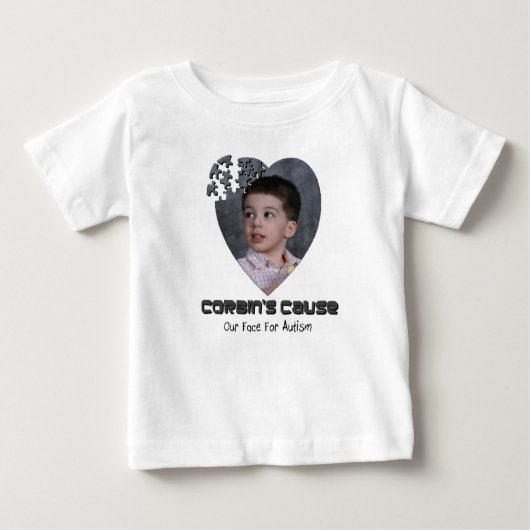 Corbinの原因の乳児のティー ベビーTシャツ (正面)