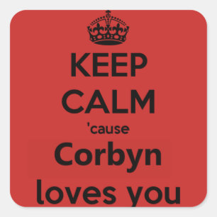 Corbynは愛します スクエアシール
