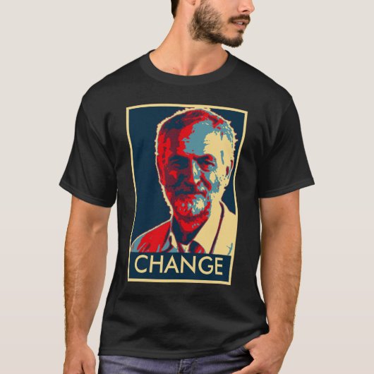 Corbyn労働サポータTシャツ Tシャツ (正面)