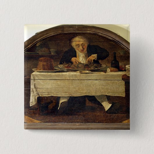 CorcelletのためのAu Gourmand',の店の印 缶バッジ (正面)