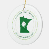 Corcoranの家族会の記念品のオーナメント セラミックオーナメント (左)