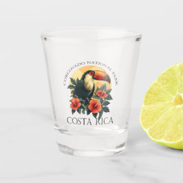Corcovado Costa Rica Toucan ショットグラス