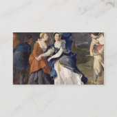 Cordelia 1755年としてCibber (1714-66年)夫人(油はできます 名刺 (裏面)