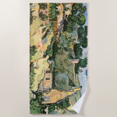 Cordevill Vincent vanゴッホの茅葺きコテージ ビーチタオル (正面)