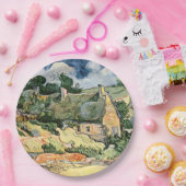 Cordevill Vincent vanゴッホの茅葺きコテージ ペーパープレート (パーティー)