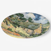 Cordevill Vincent vanゴッホの茅葺きコテージ ペーパープレート (アングル)