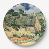 Cordevill Vincent vanゴッホの茅葺きコテージ ペーパープレート (正面)