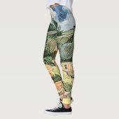 Cordevill Vincent vanゴッホの茅葺きコテージ レギンス (左)