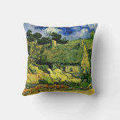 Cordevilleの茅葺きコテージVincent van Kawaii著 クッション (裏面)