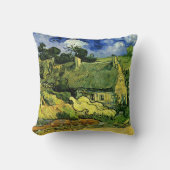 Cordevilleの茅葺きコテージVincent van Kawaii著 クッション (正面)