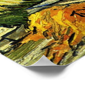 Cordevilleの茅葺きコテージVincent van Kawaii著 ポスター (角)