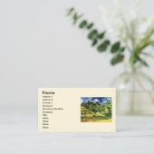 Cordevilleの茅葺きコテージVincent van Kawaii著 名刺 (スタンド正面)