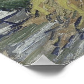 Cordeville Vincent Vanゴッホで茅葺きコテージ ポスター (角)