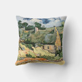 Cordeville Vincent vanゴッホの茅葺きコテージ クッション (裏面)