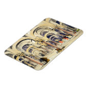 Cordobaのモスク， 'スペインのスケッチ', engra マグネット (左側)