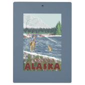 Cordova、アラスカ-はえの漁師 クリップボード (裏面)