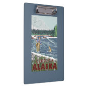 Cordova、アラスカ-はえの漁師 クリップボード (右)