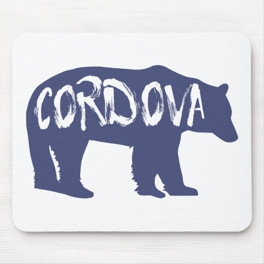 Cordova Alaska Bear マウスパッド (正面)