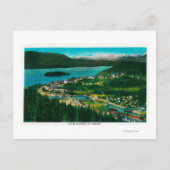 Cordova, AlaskaCordova, AKのタウンビュー ポストカード (正面)