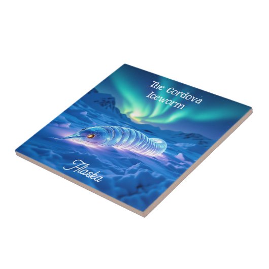 Cordova Iceworm Alaska Cryptid タイル (側面)