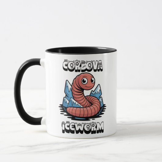 Cordova Iceworm Alaska Cryptid マグカップ (左)