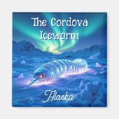 Cordova Iceworm Alaska Cryptid Myth マグネット (正面)