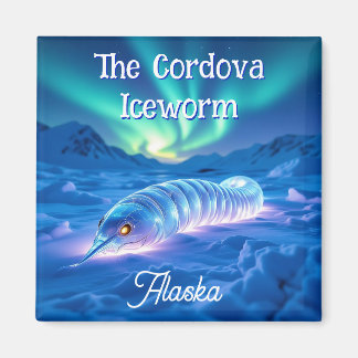 Cordova Iceworm Alaska Cryptid Myth マグネット