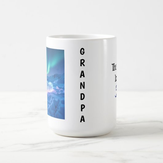 Cordova Iceworm Alaska Keepsake Personalized コーヒーマグカップ (中央)