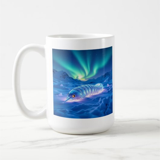 Cordova Iceworm Alaska Keepsake Personalized コーヒーマグカップ (左)