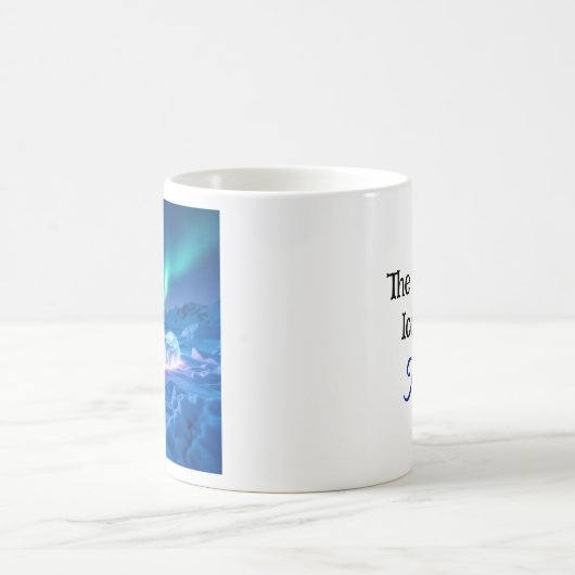 Cordova Iceworm Alaska Souvenir Keepsake コーヒーマグカップ (中央)