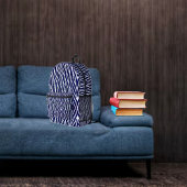 Cords of Navy プリントバックパック