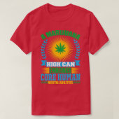 Core Humへの潜在的なMarijuanasの影響をロック Tシャツ (デザイン正面)