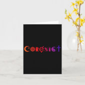 Coreist Shirt Resit Hateアンチファシスト#resist カード (黄色い花)