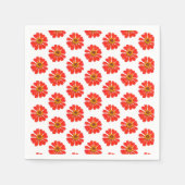 Coreoposis Flower Botanical スタンダードカクテルナプキン (正面)