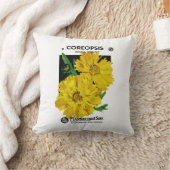 Coreopsis クッション (ブランケット)