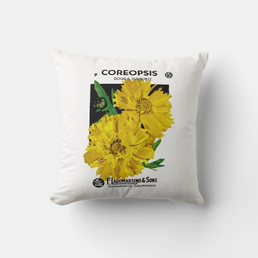 Coreopsis クッション (正面)