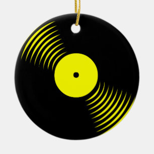 Coreyのトラ80sのレトロのレコードのオーナメント セラミックオーナメント