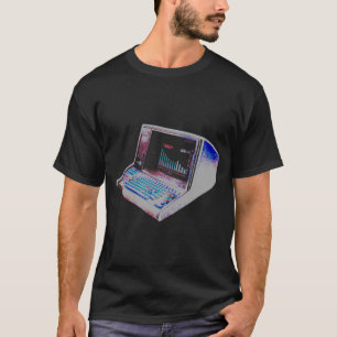 COREYのトラ80sのレトロのヴィンテージコンピュータ Tシャツ
