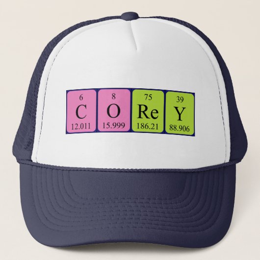 Corey定期的なテーブル名hat キャップ (正面)