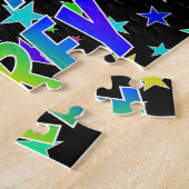 「COREY」名、おもしろい「ハッピーバースデー」 ジグソーパズル (側面)