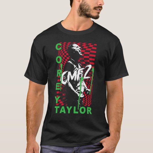 Corey Taylor 市松模様に - Tシャツ (正面)